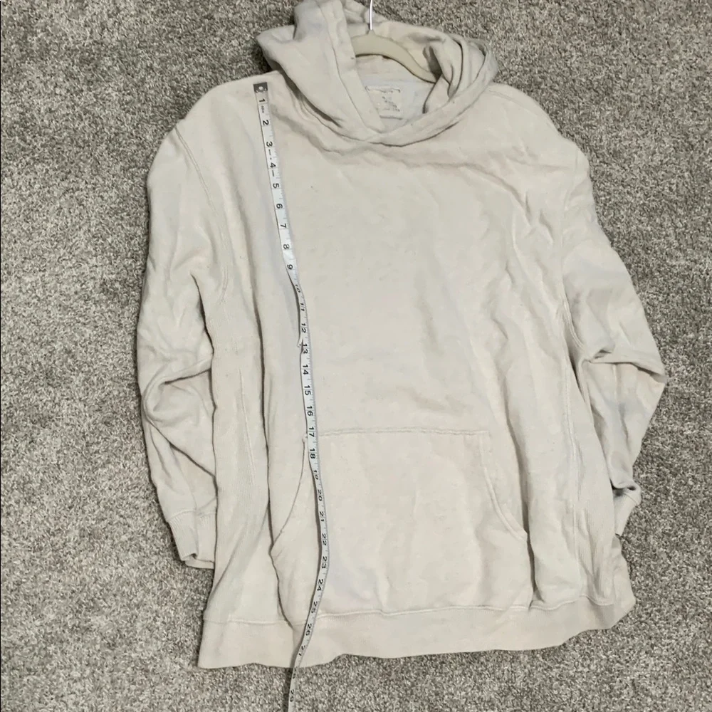 Aerie Love Embroidery Beige Hoodie - Picture 6 of 8